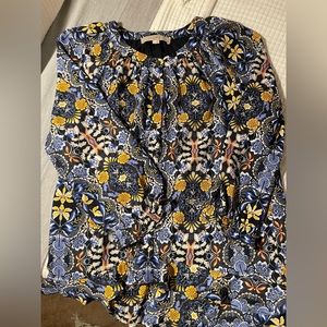 LOFT Floral Tiered Dress